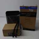 2 Pack 2.7 Gal Bathroom Trash Can with Lid, Automatic Trash Can Small Smart Garbage Can Touchless, Slim Motion Sensor Waterproof Plastic Trash Bins for Bedroom Office Kitchen Toilet Black