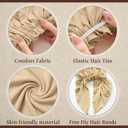 Funtery Chemo Headwear for Women, Pre Tied Headscarf Turban Lightweight Slip on Modal Cancer Sleep Cap for Patients Hair Loss