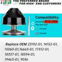 10L0L Golf Cart Primary Drive Clutch Kit for EZGO Golf Cart 2-Cycle Gas 1976-1988, Replace OEM 23192-G1, 9036, 14152-G1, 15060-G1,16663-G1, 17312-G1, 18337-G1, 18594-G1, 19463-G1