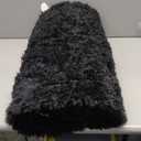 Ophanie 2x8 Runner Rug for Hallway, Upgrade Non-Slip Fluffy Soft Bedside Rugs, Bedroom Living Room Black Shaggy Carpet for Kids Girls Boys Dorm Nursery Home Decor Aesthetic