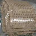 MIULEE Set of 2 Waffle Bathroom Rugs, Boho Bath Rugs Non Slip Washable, Super Absorbent Bath Mats, Ultra Soft Rubber Backed Shower Mats for Bathroom Floor, Tub and Shower, Brown, 24x36 Inch