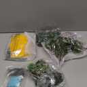 Thiccywoov 40 Pcs Diorama Supplies Kit Include 32 Miniature Trees 1.2-6.2 Inch Mini Mixed Model Plastic Fake Architecture 8 Bags Scenery Basing Material Kit for DIY Craft(Tropical Trees)