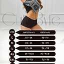 CUTE BYTE Womens Seamless Boy Shorts Underwear Soft Stretch No Show Boxer Shorts Briefs Panties for Ladies 4 Packs (M)