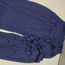 ODODOS Women's Wide Leg Palazzo Lounge Pants Casual Pajama Pants-32 inseam, Navy, Small