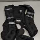 ZELUS Weighted Vest, 20lb  Weight Vest with Reflective Stripe for Workout, Strength Training, Running, Fitness, Muscle Building, Weight Loss, Weightlifting (Black)