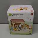 Tender Leaf Toys - The Stables - 13 Pcs Imaginative Horse Stables Play Set with and Accessories - Animal Learning Pretend Play and Promote Creativity - Age 3+