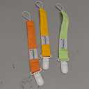 Babygoal Neutral Pacifier Clips, 3 Pack Paci Holder Clips for Boys and Girls Fits for Most Baby Pacifier, Binky Styles,Teethers and Toys 