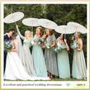 Sadnyy Paper Umbrellas Paper Decorative Chinese Japanese Parasol Umbrella DIY Oiled Painting Umbrellas Crafts for Wedding Bridal Party Decor