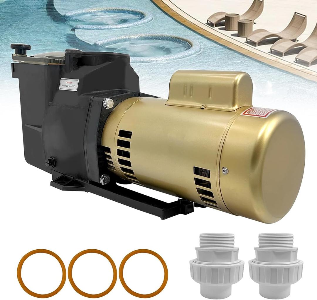 W3SP2610X15 1.5HP Super Pool Pump Fits for Hayward SP2610X15
110/220V, 1 1/2 HP Inground Single Speed Pool Pump, for Swimming Pools and Spas
