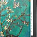 CoBak Case for All New 6 Inch Kindle 2024 and 2022 (11 Generation) - PU Leather Smart Cover, Auto Sleep and Wake, Premium Protective Case for Kindle Basic (Almond Blossoms)