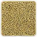 Auvoua 4mm Seed Beads Opaque Gold About 1600pcs/150Grams 6/0 Small Craft Beads for DIY Bracelet Necklaces Craft Jewelry Making Supplies (Gold)