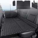 OHMU Non Inflatable Truck Bed Air Mattress for Large Truck,Car Travel Camping Back Seat Extender for F150/RAM 1500/Toyota/Silverado/GMC/Tundra, Full