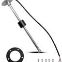 Fuel Sending Unit 0-90 ohm 12" Boat Fuel Sender 300mm Stainless Steel Water Gas Fuel Level Sensor for Car RV Truck Vehicle Boat Marine