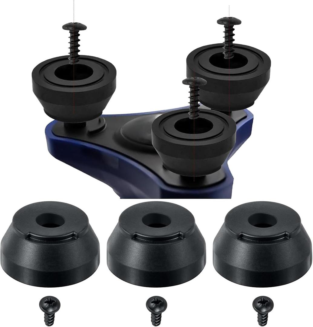 Replacement Screw-in Rubber Cane Tips Feet Suitable for Hurrycane Freedom Edition Walking Sticks, Cane Foot Rubber with Anti Slip and Wear Resistance Design, Easy to Use