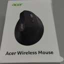 acer Ergonomic Mouse Wireless, Adjustable DPI Vertical Mouse 1000/1200/1600 with 6 Buttons, Rechargeable Ergo Mice, Medium to Large Sized Hands, 2.4GHz USB Receiver for Computer, Laptop, PC