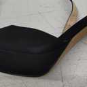 Ankis Black Platform Closed Toe Heels for Women, Womens Heels Closed Round Toe Chunky Block Pumps Shoes, 4 Inch (8.5)