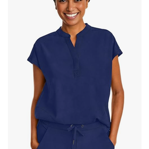 Healing Hands Purple Label Women's Scrub Top with Dolman Sleeves 2 Pockets 2-Way Stretch, Poly Rayon Spandex Twill, Dolman Sleeves, Comfortable Fit, Easy Care, Made for Long & Active Shifts, M