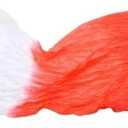 Mnjyihy Women's Faux Silk Belly Dance Fan Long Folding Fans for Dance Enthusiasts 5Ft, 2PCS