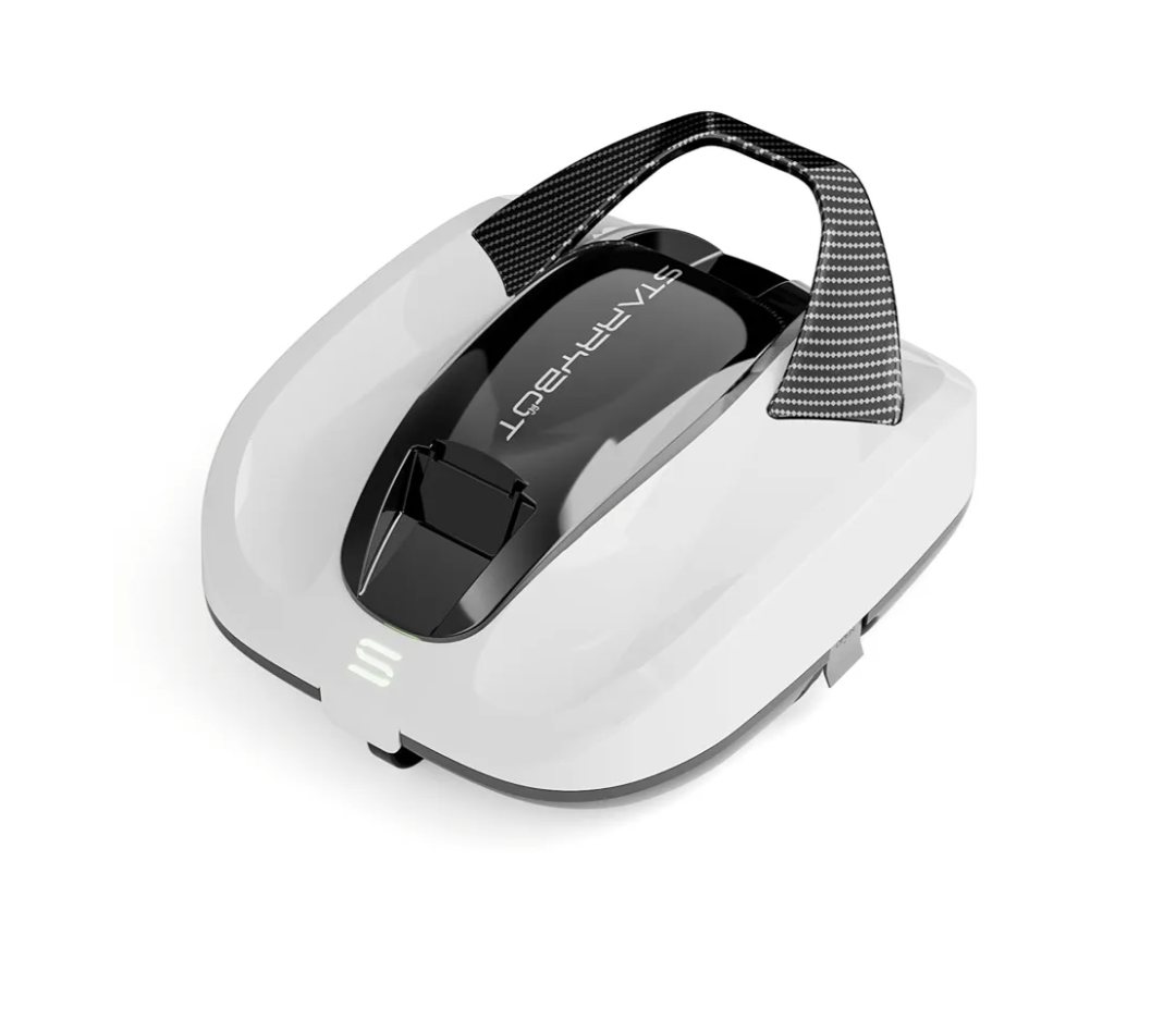 Cordless Robotic Pool Cleaner, Portable Swimming Robotic Pool Vacuum Self-Parking Technology,150Mins Runtime,Pool up to 900 Sq.Ft, Ideal for Above-Ground Pools