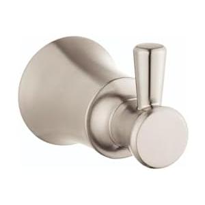 hansgrohe Hook 2-inch Single Hook in Brushed Nickel, 04788820