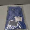 ZITY Polo Shirts for Men Quarter Zip Short Sleeve Casual Shirt (Blue, L)