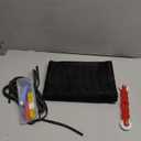 Ouskr Replacement Window Screens Kit, 48X118 Inch Durable Window Screen Mesh for Patio Porch Door Windows, DIY Adjustable Fiberglass Screen Repair Kit with Rolling Tool Hook Ruler Cutter Spline