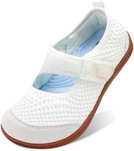 BARERUN Womens Barefoot Walking Shoes Adjustable Wide Diabetic Shoes Breathable Zero Drop Sneakers for Wide Width Arthritis Edema Feet Nursing Shoe Indoor Outdoor