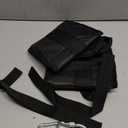 Hanging Ab Straps for Pull Up Bar: Gym Ab Sling Straps for Arm Pull up Workout Support for Training Knee and Leg Raises (Black)