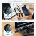 Acer Wireless Headset with Mic for Work, Crystal Clear Audio for Calls & Meetings, Bluetooth 5.3 & USB Dongle for Laptop, PC, iPhone & Android, Office & Call Center Headset for Remote Hybrid Worker