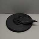 Halatool 24 Pcs Halloween Witch Hats, Black Hanging Witches Hat with 98 Feet Hanging Rope, Witch Costume Accessories Floating Hats for Halloween Party Indoor Outdoor Decoration (L)