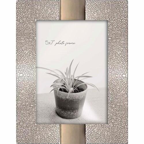 New View 5x7 inch Picture Frame- Silver / Gold