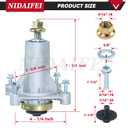 NIDAIFEI 2 Pack 587819701 Spindle Assembly Kit for Husqvarna 42" Mower Deck