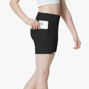 B&GCozy Girls Volleyball Shorts with Pocket Stretch Youth Athletic Biker Shorts Medium