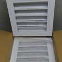 ForoGore 2 Pack 12" x 12" Gable Vent Aluminum Attic Vent with Screen Door Vents for Exterior Door Ventilation in House Shed Vent