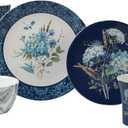 Certified International Bohemian Blue 16 pc Dinnerware Set, Service for 4