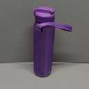 Hydracy Water Bottle with Times to Drink & Straw - Large 32 Oz BPA Free Motivational Water Bottle & No Sweat Sleeve -Leak Proof Gym Bottle with Time Marker - Ideal for Fitness, Sports & Outdoors (Berry Blue)