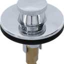 DANCO Lift and Turn Tub and Bath Drain Stopper, Chrome (88599)