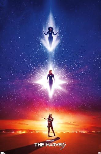 Trends International Marvel The Marvels - Teaser One Sheet Wall Poster, 34L x 22.4W, Unframed Version, 2 pack