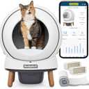 PetSafe ScoopFree SmartSpin Self-Cleaning Cat Litter Box - Advanced Odor Control Technology, App Controlled with Health Monitoring