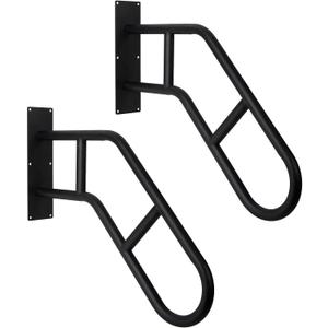 Aduanbang Hand Rails for Outdoor Steps & Elderly,U-Shape Wall Mount Stair Railing, Porch, Deck, Garage & Garden Grab Bar, 2 Pack Safety Handle Aduanbang Hand Rails for Outdoor Steps & Elderly,U-Shape Wall Mount Stair Railing, Porch, Deck, Garage & Garden Grab Bar, 2 Pack Safety Handle