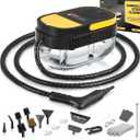Gautye Steam Cleaner, 3 Level Adjustable Handle, 15s Heat Up, 1.69 Quarts Tank, Portable Steamer for Cleaning with 15 pcs Accessories, Steam Cleaner for Home for Dirt, Grease, Grout, Tile,Floor, Car