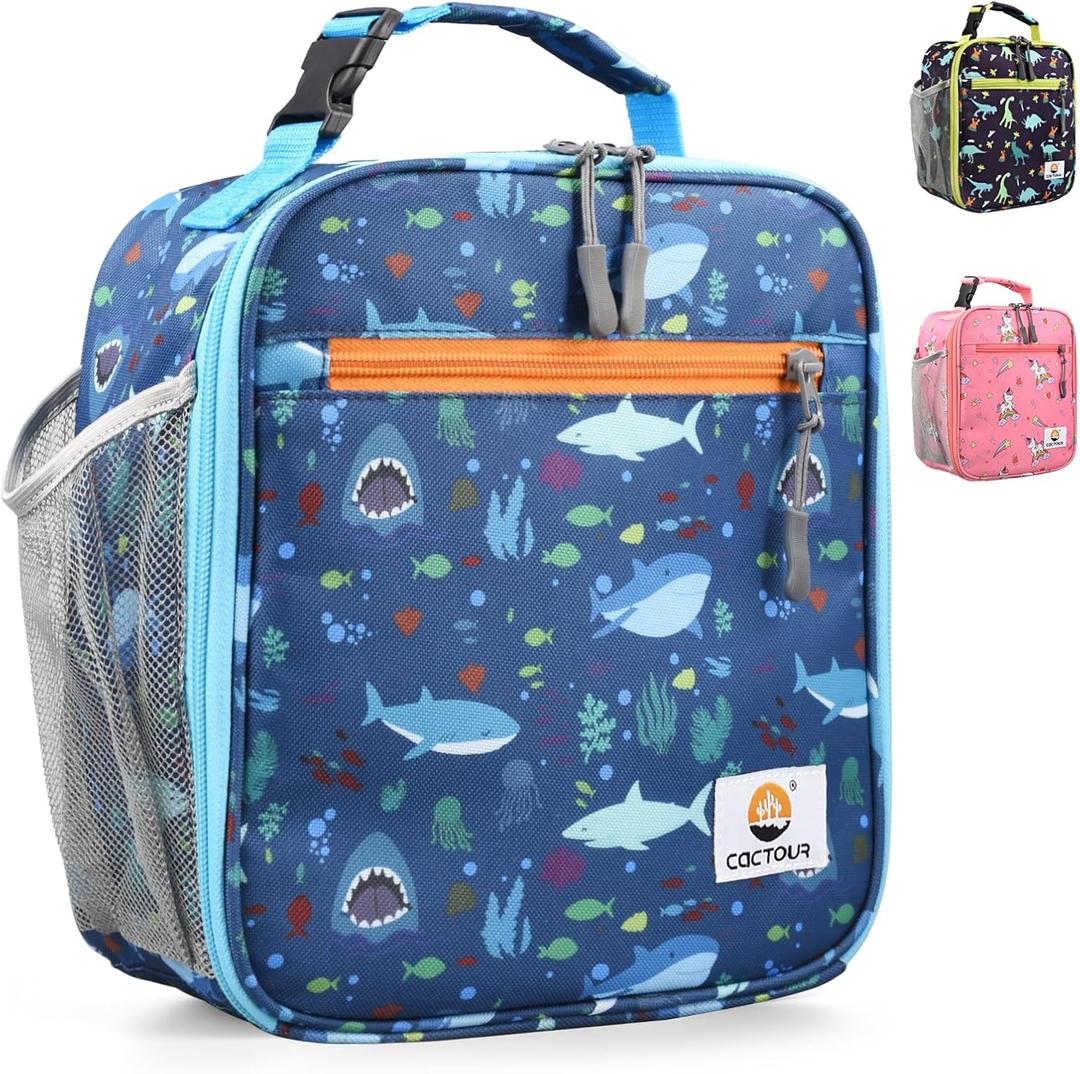 Lunch Box Kids,Premium Insulated Lunch Bag for Girls Boys,Soft Bag Mini Cooler Back to School Thermal Reusable Lunch Bag for Work School Picnic (Shark) Lunch Box Kids,Premium Insulated Lunch Bag for Girls Boys,Soft Bag Mini Cooler Back to School Thermal Reusable Lunch Bag for Work School Picnic (Shark)