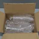 Zezzxu 40 Pack Plastic Martini Glasses 5 Oz Disposable Cocktail Glasses, Mini Dessert Cups with Spoons for Party Serving Wedding Birthday and All Events