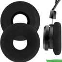 Geekria Comfort G-Cush Big Bowl Ear Pads for Grado PS1000 GS1000 GW100x, Upgrade Large Over-Ear Cushions for Grado SR60 SR80 SR80e SR80i SR125 SR225 Headphones (Black)