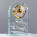 Wedding Gifts for Couples Unique 2025 - Crystal Clock Happy Anniversary Marriage Gift for Couple Keepsake - Engagement Gifts Bridal Shower Gifts for Bride and Groom Engagement Newlywed Mr Mrs Gifts (WEDDING PRAYER-LORD)