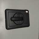 Case for iPad A16 11th/10th Generation Case 11/10.9 Inch 2025/2022, Drop Protection with Screen Protector & 360 Rotate Hand Strap/Stand, Shoulder Strap, Black