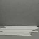 1 Set Peel and Stick Door Moulding Trim Kit Premade Wall Moulding Panels Flexible Self Adhesive 3D Wainscoting Panels for Mirror Window Frame Decor, Top 22" x 36" and Bottom 22" x 24"