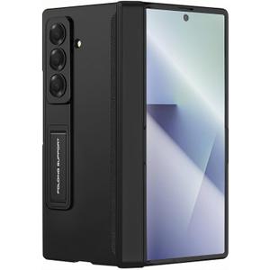 STORMTAL for Samsung Galaxy Z Fold 7 Case with Hinge Protection, [Built-in Screen Protector] [Adjustable Kickstand] Shockproof Slim Fit All-inclusive Protective Phone Cover for Galaxy Z Fold 7 2025 (Black)