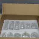 Bud Vases Set of 10  Glass Bud Vase in Bulk, Clear Bud Vases for Centerpieces, Small Vases Flowers Vintage Vases for Rustic Wedding Home Decor Floral Arrangements Mini Glass Bud Vase