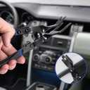 Toolwiz Panel Removal Tool Universal Auto Door Car Upholstery Trim Clip Removal Plier - Car Interior Clip Fastener Panel Pliers Automotive Prevents Damage to Trim Vehicle Dash Radio Audio Installer